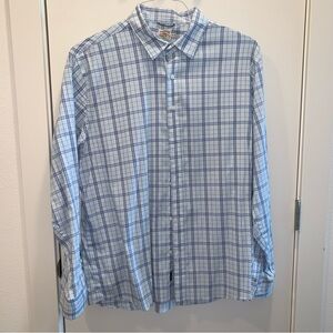 Faherty Plaid Button Up Shirt 2XL